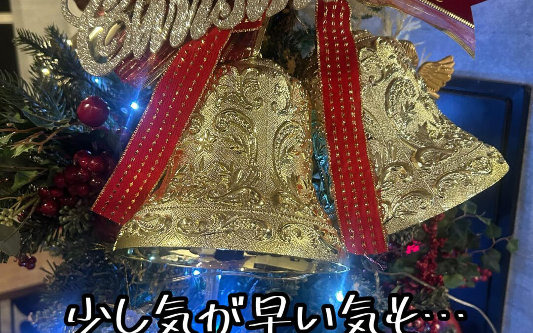 少し早い気もしましたが慌てん坊のサンタクロースです