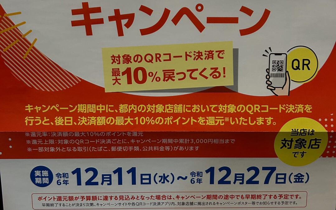 東京都が飲み代キャッシュバックしてくれます