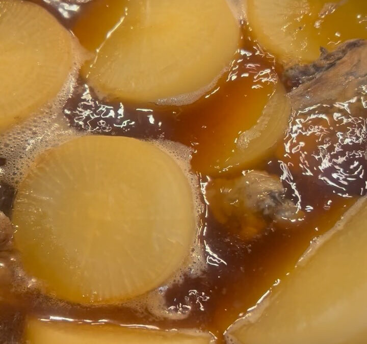 本日の思いつきお料理はぶり大根