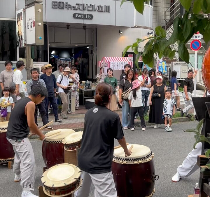 山田家の夏祭りも終わり、本日は片付けを頑張っております